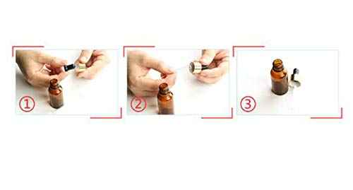 24PCS 3ML/0.1oz Empty Refillable Mini Clear Glass Essential/Massage Oil Dropper Bottles Cosmetic Makeup Perfume Sample Travel Packing Vial Jars Pot With Glass Eye Dropper And White Rubber Head