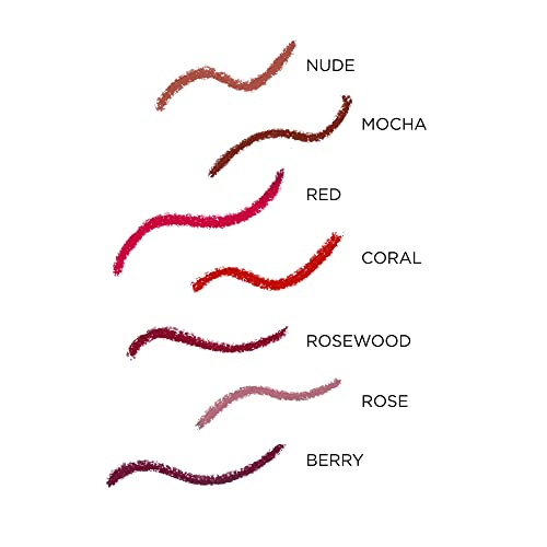 ANNEMARIE B?RLIND Natural Lip Liner Pencil Rosewood (.03 fl oz) - Smooth and easy to blend for precise application, Vegan