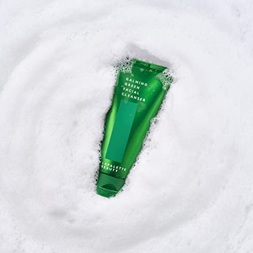 lapalette Calming Green Facial Cleanser | BHA & Green tea | Mild Cleansing Foam | Hydration & Soothing | Cruelty-Free, Paraben-Free | Korean Skin Care 120ml / 4.05 fl. oz.