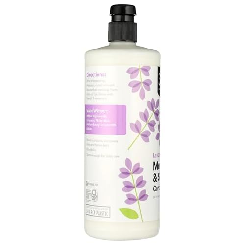 365 by Whole Foods Market, Moisture & Shine Conditioner with Hemp Seed & Argan Oil, Lavender Scent, 32 Fl Oz