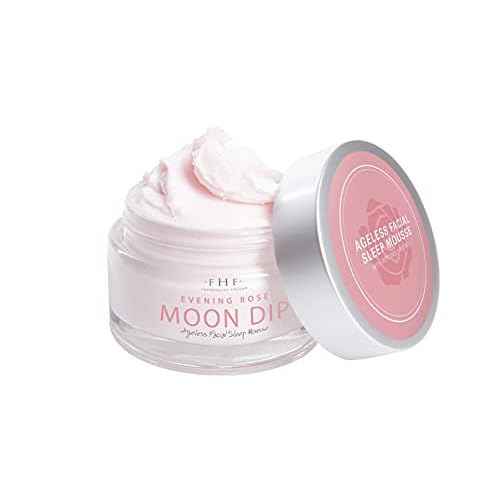 FarmHouse Fresh Evening Rose Moon Dip ? Retinol Night Cream with Peptides & Vitamin C ? 1.7 Fl Oz