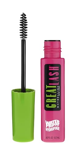 Maybelline Great Lash Waterproof Mascara - Volumizing Formula, Very Black