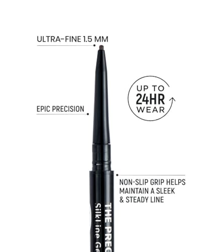 Ruby Vibe Co SilkLine Gel Eyeliner - Black, 1.5mm Precise Waterproof Makeup