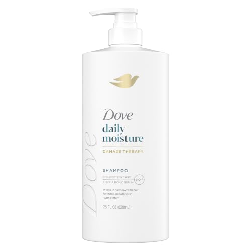Dove Daily Moisture Shampoo with Hyaluronic Serum, 28 Fl Oz