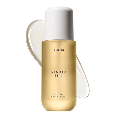 PHLUR Vanilla Skin Body Oil 4oz – Hydrating Moisturizer
