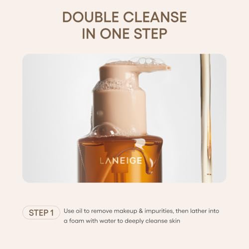 LANEIGE Perfect Renew Oil-to-Foam Cleanser - Anti-Aging Face Wash