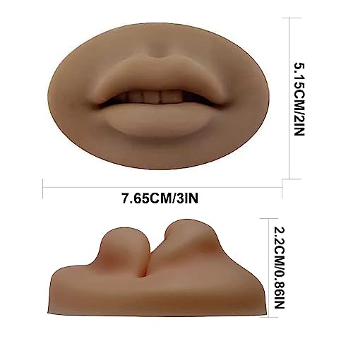 5D Silicone Practice Lips for Tattoo & Makeup Training