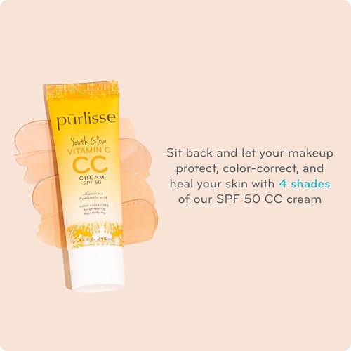 pūrlisse Youth Glow Vitamin C CC Cream SPF 50 Light