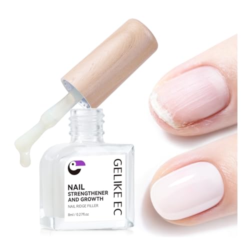 Nail Ridge Filler & Strengthener for Damaged Thin Nails - 8-in-1 Nail Treatment