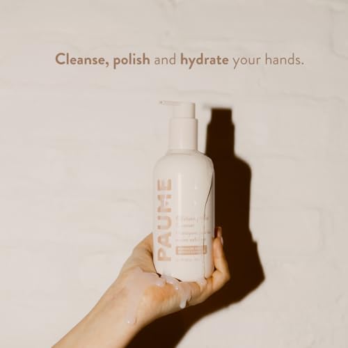 PAUME Exfoliating Hand Cleanser, Silicon Free, Paraben Free, Vegan, Exfoliating Soap with Essential Oils, Hydrating Hand Soap for Gentle Cleanse, 10 Fl Oz