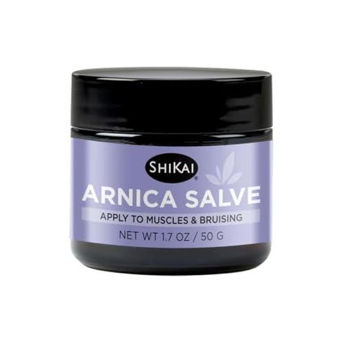 ShiKai Arnica Salve (1.7 oz) | Soothing Arnica Cream for Muscle Bruising | Moisturizing Body Barrier Lotion with Eucalyptus, Shea Butter & Beeswax