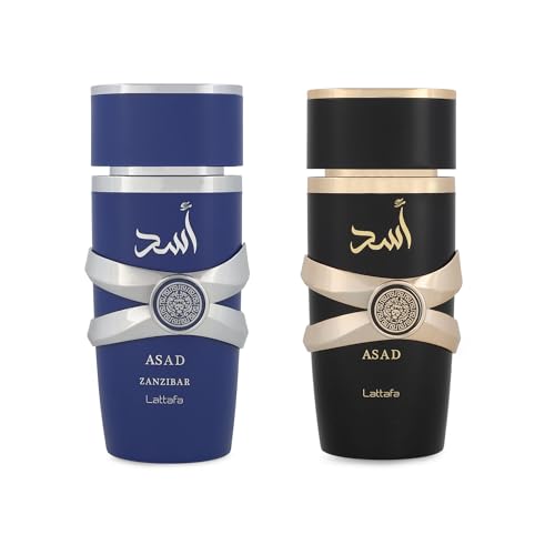 Lattafa Asad 5th Anniversary 2-Piece Eau de Parfum Gift Set for Men