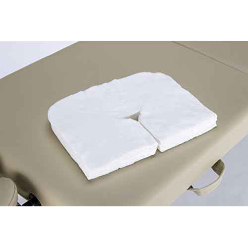 Master Massage Disposable Face Pillow Covers for Massage Tables (Pack of 100 * 10), White