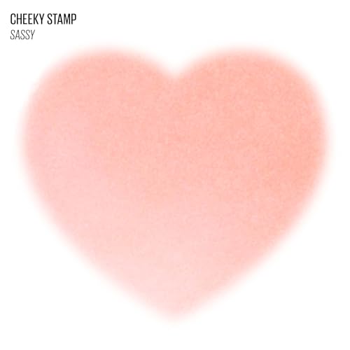 KAJA Blusher - Cheeky Stamp 05 Sassy | Kbeauty, Cute Makeup, Buildable & Blendable Shade with Heart-shaped Applicator, Sunkissed Finish, Travel size, Hygienic, Portable, Korean Makeup, 0.17 Oz