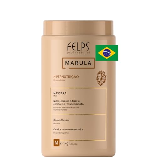 Felps Professional Deep Conditioning Hair Mask with Marula Oil for Damaged Hair - 35.3oz