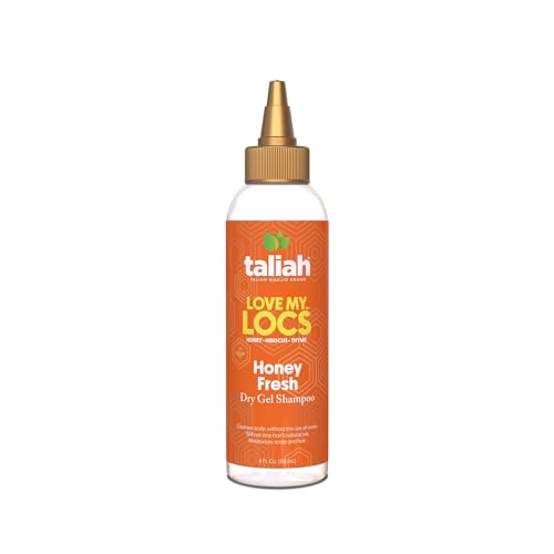 Taliah Waajid Love My Locs Honey Fresh Dry Gel Shampoo 4oz ? No-Rinse Scalp Cleanser for Locs, Braids, Twists & Protective Styles