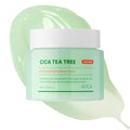 AVCA Quick Calming Cica Tea Tree Cream 100ml(3.38 fl. oz) ? Soothing Moisturizer for Sensitive, Redness-Prone Skin, Lightweight Hydrating Gel, K-Beauty