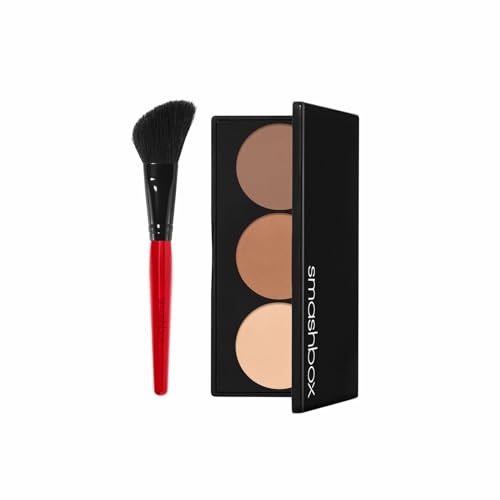 Smashbox Step-By-Step Contour Palette | Sculpt + Glow All-In-One Contour Kit with Blendable + Buildable Formulas
