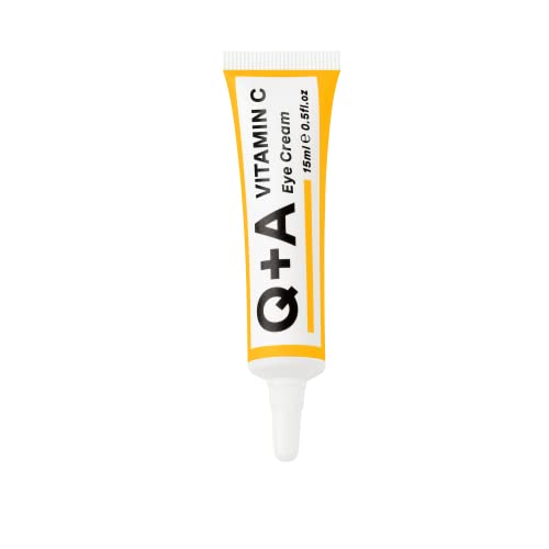 Q+A Eye Cream, a blend of Cherry Extract, and Glycogen, to reinvigorate delicate skin, delivering an essential hit of moisture, 15ml