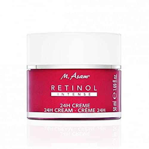 M. Asam RETINOL 24h Cream - Face Cream against wrinkles, anti-aging face moisturizer with retinol, day cream & night cream stimulating collagen production, facial care for all skin types, 1.69 Fl Oz