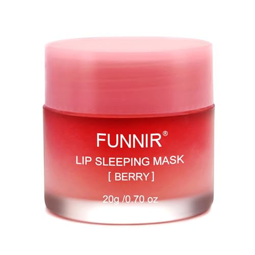 FUNNIR Lip Sleeping Mask, Hydrate & Nourish with Vatamin C of Berry,20g