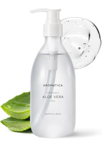 AROMATICA Organic Aloe Vera Gel 300ml | Sunburn Relief & Aftercare