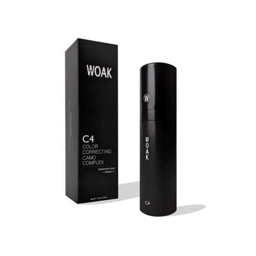 WOAK C4 ? Men's Tinted Moisturizer BB CC Cream Foundation ? Color Correcting Camo Complex ? Hybrid Skin Care (Tan)