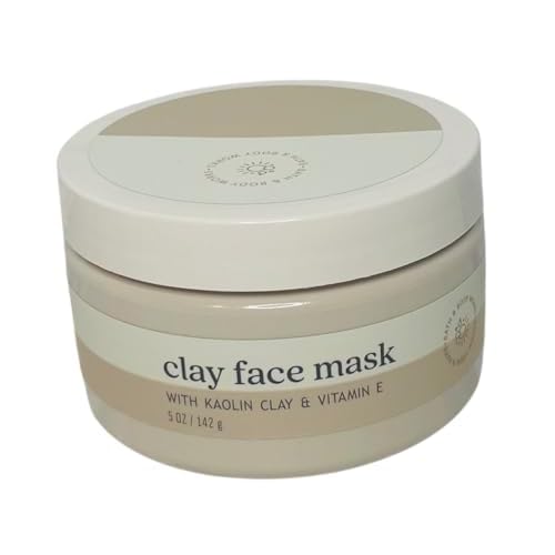 Bath and Body Works Face Clay Face Mask With Kaolin Clay, Bentonite Clay, and Vitamin E, 6.5 oz
