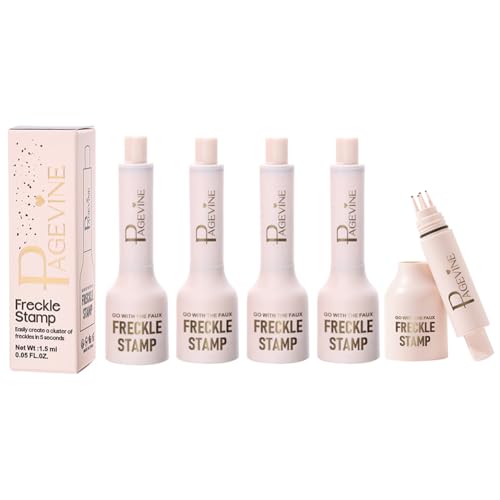 Faux Freckle Stamp Pen - Waterproof Liquid Freckle Marker (4 Pack)