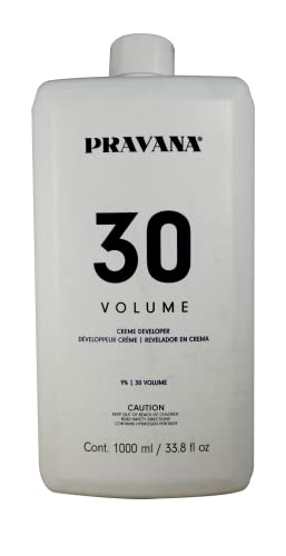 Pravana Creme Developer 30 Volume Unisex Treatment 33.7 Fl Oz (Pack of 1)