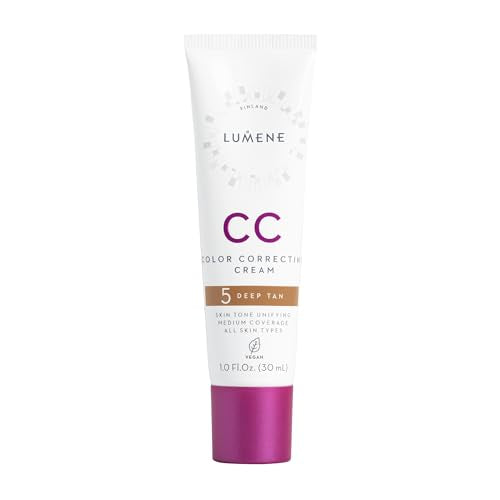 Lumene CC Color Correcting Cream infused with Pure Arctic Spring Water - 6 in 1 Medium Coverage for all Skin Types SPF 20-30 ml / 1.0 Fl.Oz. (Fair)