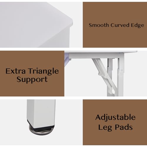 Winado Foldable Manicure Table with Dust Collector & Storage