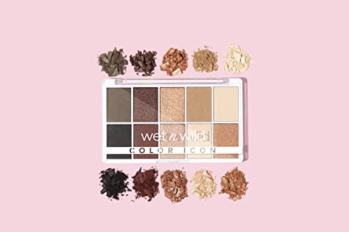 Wet n Wild Color Icon 10-Pan Eyeshadow Palette, Brown Nude Awakening