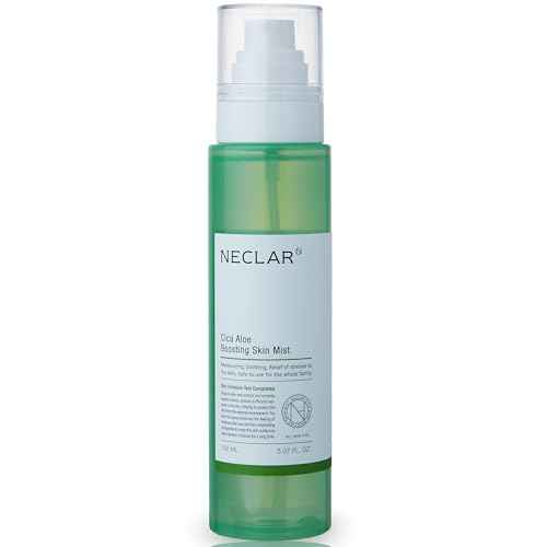 CICA Aloe Hydrating Toner Spray for Face - pH Balanced Facial Mist - Aloe Vera and Centella Asiatica - for Acne Prone and Sensitive Skin - Korean Skincare for Redness, Dryness