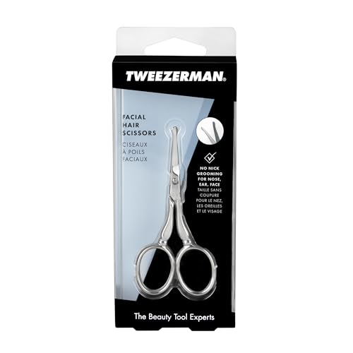 Tweezerman Facial Hair Scissors Stainless Steel