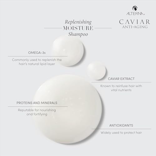 Alterna Haircare CAVIAR Anti-Aging Multiplying Volume Travel Kit - Shampoo, Conditioner, Styling Mist | For Fine, Thin Hair | Light Hold | Sulfate Free