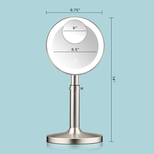Conair LED Lighted Makeup Mirror 1X/5X Magnification