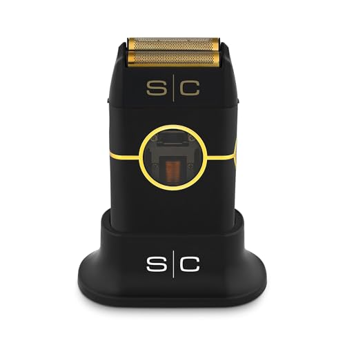 StyleCraft Instinct Metal Double Foil Shaver Black with IN2 Vector Motor