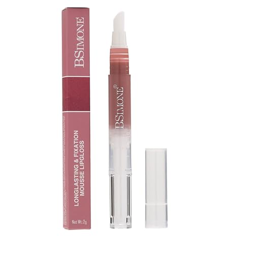Non-Sticky Mousse Lip Gloss - Semi-Matte, Waterproof & Long-Lasting