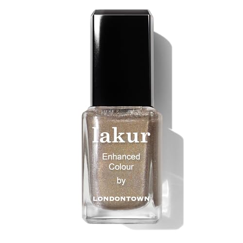 LONDONTOWN Lakur Nude & Brown Nail Polish, Chip-Resistant, 0.4 Oz