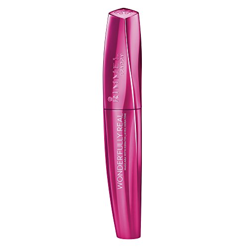 Rimmel Wonder'fully Real Mascara, Waterproof Black, 0.37 Fluid Ounce (Pack of 2)