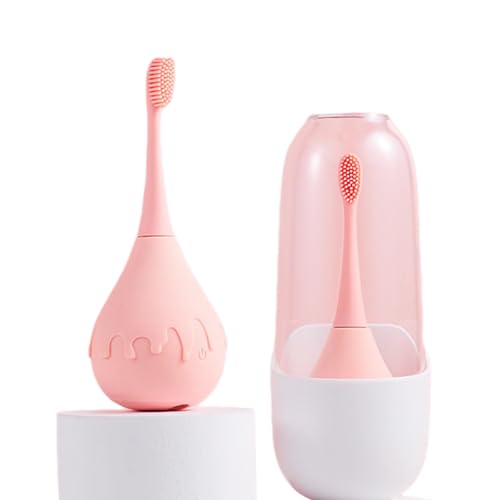 Electric Vibrating Eyelid Brush with Soft Silicone for Sensitive Eyelids,Gently Cleans Eyelid Margins,Removes Dirt,Oil.Blepharitis and Dry Eyes Relief,Lid Scrubbing Device Machine (Pink)