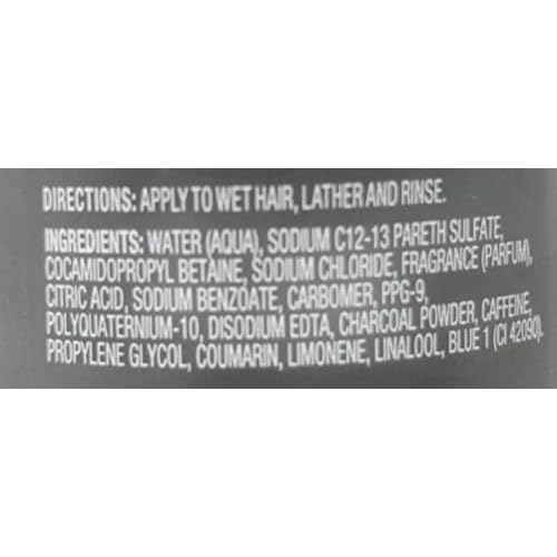Dove Men+Care Fortifying Charcoal Shampoo, 12 oz (Pack of 2)
