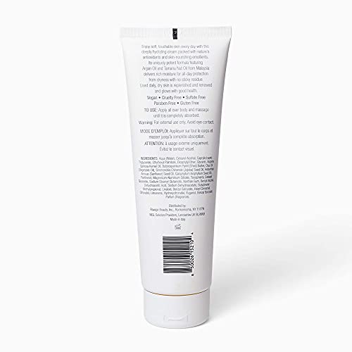 Tamanu and Argan Nourishing Body Cream - All Over Hydration and Protection - Rejuvenates Dry and Dehydrated Skin - Rare, Specially Sourced Ingredients - Clean Beauty - 8.45 oz