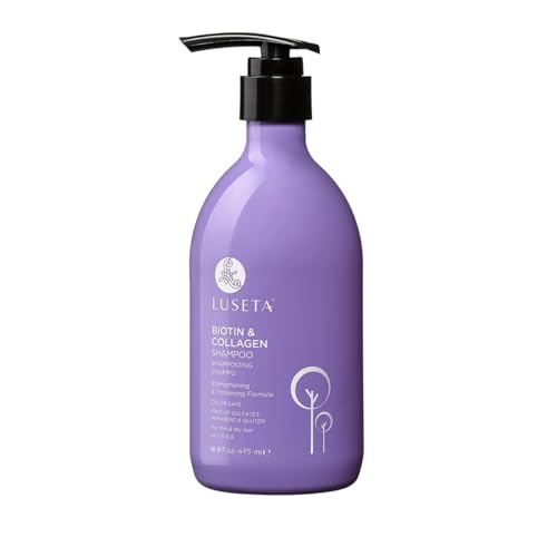 Luseta Biotin Collagen Volumizing Shampoo for Fine Hair, 16.8oz