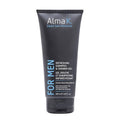 Alma K Refreshing Shampoo and Shower Gel - 2 in 1 Mens Body Wash and Clarifying Shampoo - Antioxidant-Rich with Argan Oil, Dead Sea Minerals - 6.8 oz