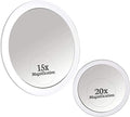 Mirrorvana Magnifying Mirror Set - 6" & 4" with 15X/20X Magnification