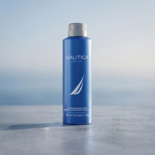 Nautica Blue Men's Body Spray 6 oz | Long-Lasting Fragrance
