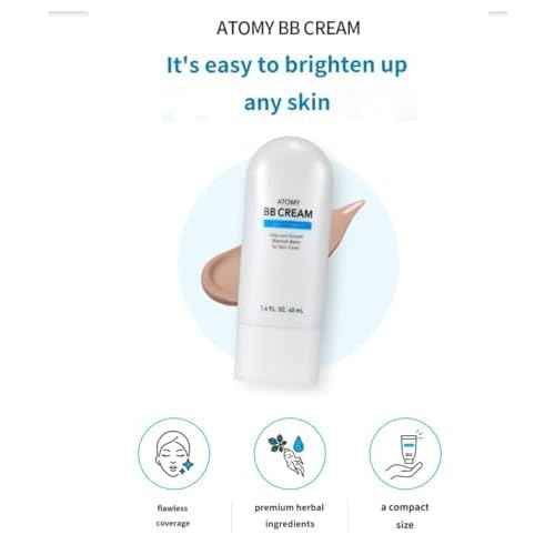 A.t.o.m.y BB Cream SPF 30 PA++ ? Radiant Coverage with Hydrating & Anti-Aging Benefits | Lightweight Korean Beauty Balm (1.35 fl oz) x 2pcs