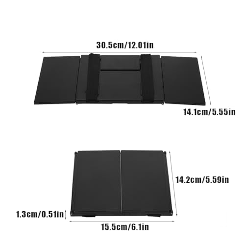 Joyzan Trifold Makeup Mirror - Foldable Auto Visor Vanity Mirror